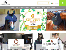 Tablet Screenshot of horse-green.com